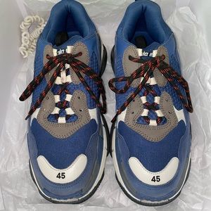 Balenciaga Triple S Blue Size 12